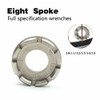 Western Gadget® 8 Way Bicycle Spoke Wrench Tool – Bike