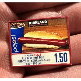 Costco Hotdog Enamel Pin