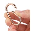 Gold Carabiner Clip, 3 Pcs Spring O Ring for Purse