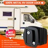 Wodli RV Door Lock Replacement - 100% Metal Paddle Handle