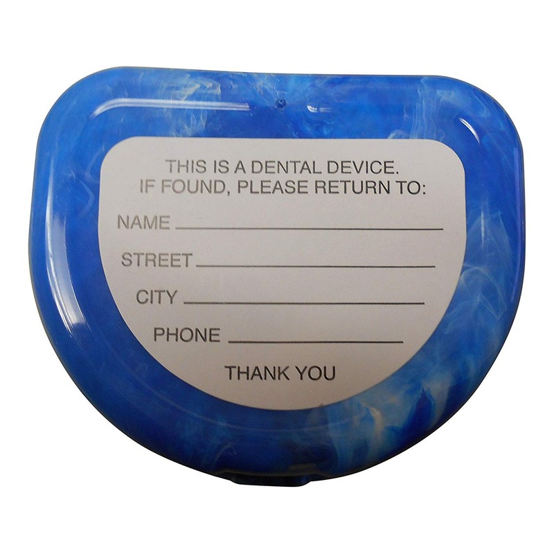 Proforce "Designer Series" Mouthguard Cases - Marble Red/white