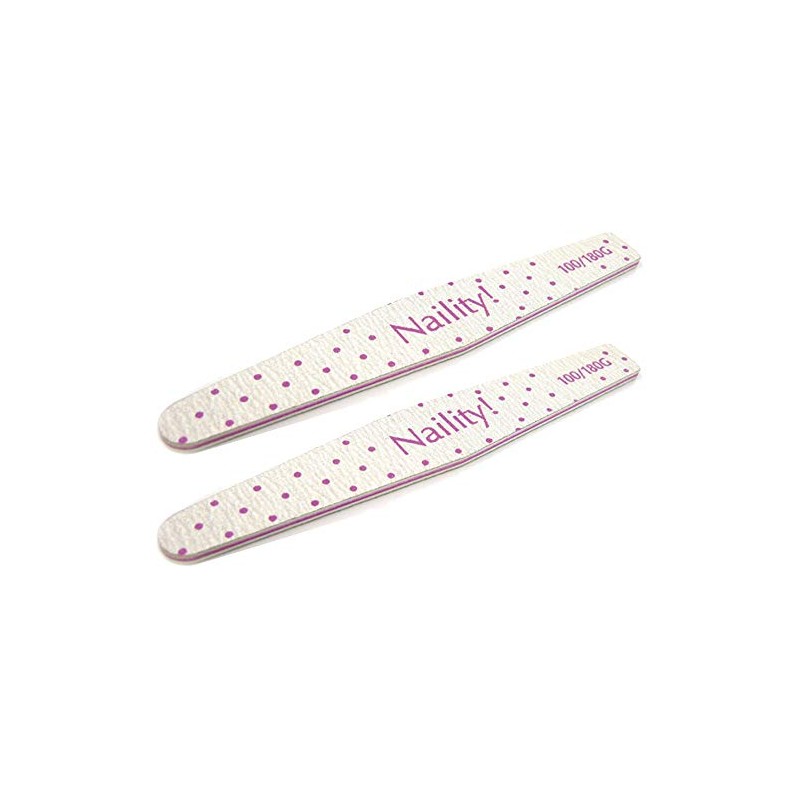 Naility! Sponge File, 100/180G, Set of 2, Nail File
