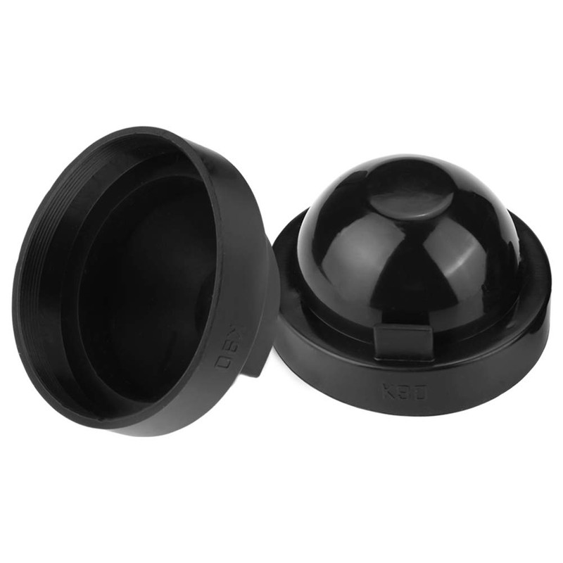 2pcs 90mm Headlight Dust Cap Rubber Housing Sealing Cap for
