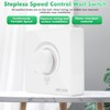Jadeshay Wall Switch, Speed Controller 230 V Fan Type 86