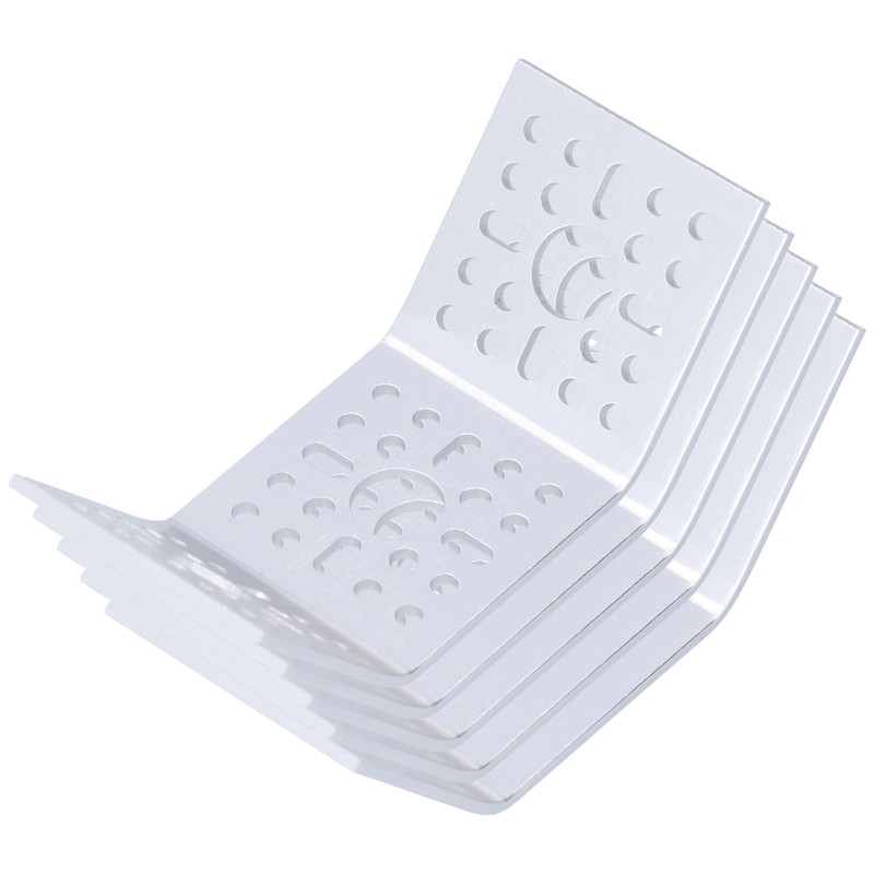 5Pcs 135 Degree Brackets Double Angle Aluminum Alloy Plate Connector