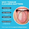 DrTung's Limpiador de lengua, raspador de lengua de acero inoxidable