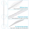 DanTicy Brushpicks Interdental Toothpicks,Soft Bristle Dental Floss Picks Toothpicks,Helps Removes