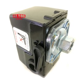 Heavy Duty Air Pressure Switch Sunny L1, 1 port, 95-125 PSI, 25 Amp, Auto/Off Cut-Out Lever