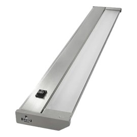 AQ Lighting 32" Aluminum LED Under Cabinet Kitchen Overhead Lighting in Nickel