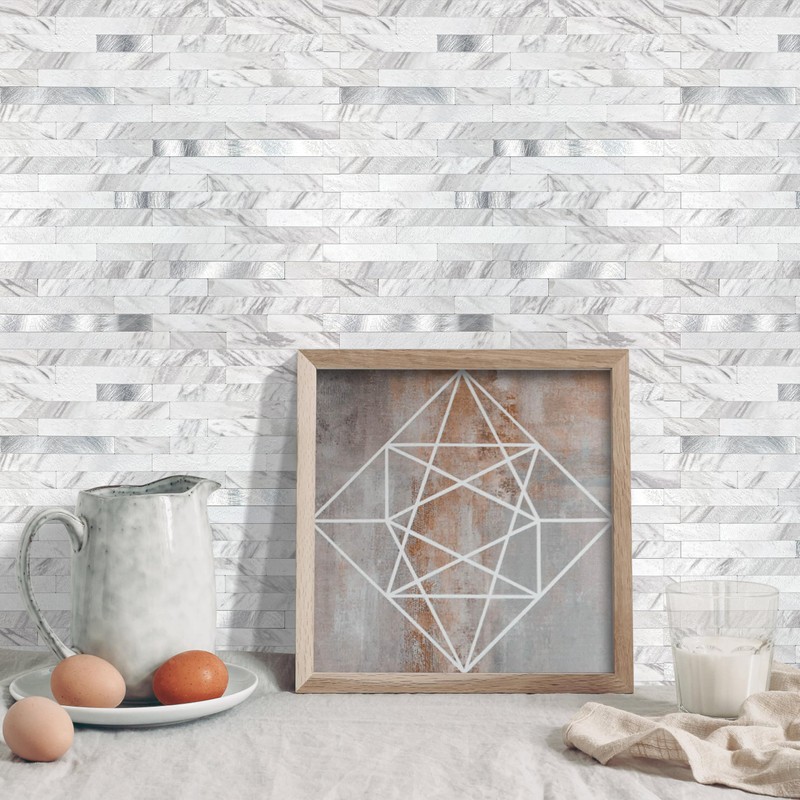 d-c-fix adesivi per piastrelle da parete Metal and Marble 29,7