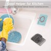Self Draining Soap Dishes, 3 Pcs Silicone Soap Saver, Waterfall