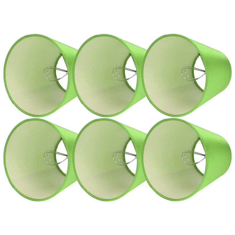 6PCS E14 Lamp Shade Fabric Lampshade Table Lamp Ceiling Lamp