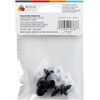 Cousin DIY Shank Back Animal Nose 18mm, 6Pc, Black