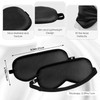 FlyCoco 3PCS Silk Eye Mask for Sleeping, Soft Comfortable Lightweight