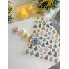 Christmas Nail Art Stickers 5D Embossed Xmas Tree Nail Stickers