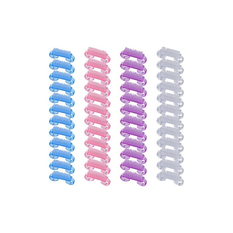 Set de 48 Cepillo para Limpiar Uñas, Kit de Limpieza