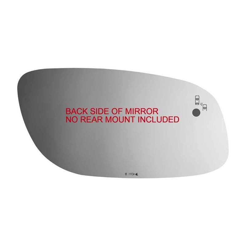VAM Fits 10-17 Taurus Left Driver Mirror Glass Lens w/Blind