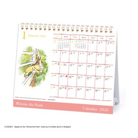 2026 Calendar Classic Pooh (Desk)