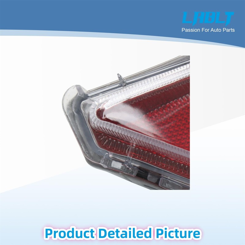 LABLT Right Side Rear Bumper Reflector Light Stop Lamp Replacement