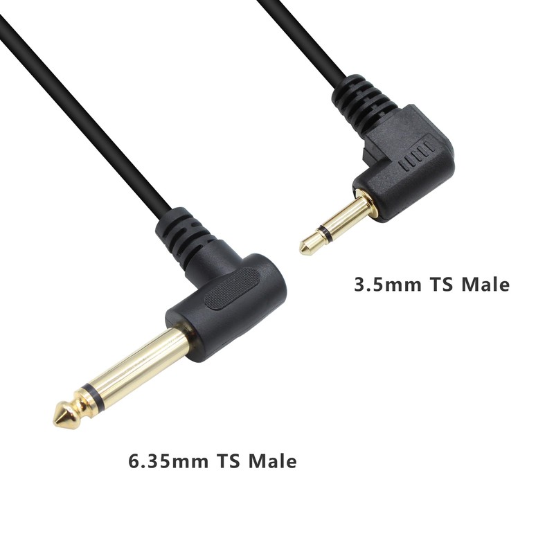 Xilaghy 90 Degree 1/8 TS to 1/4 TS Cable, Right
