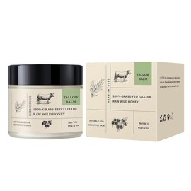 Tallow Honey Balm, Face & Body Moisturizer for Dry Skin,100G
