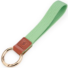 SENLLY Wrist Strap Lanyard, Original Stretchy Key Ring Lanyard, R101 Pistachio, Simple, unique