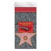 Beistle Red Carpet Star Tablecover