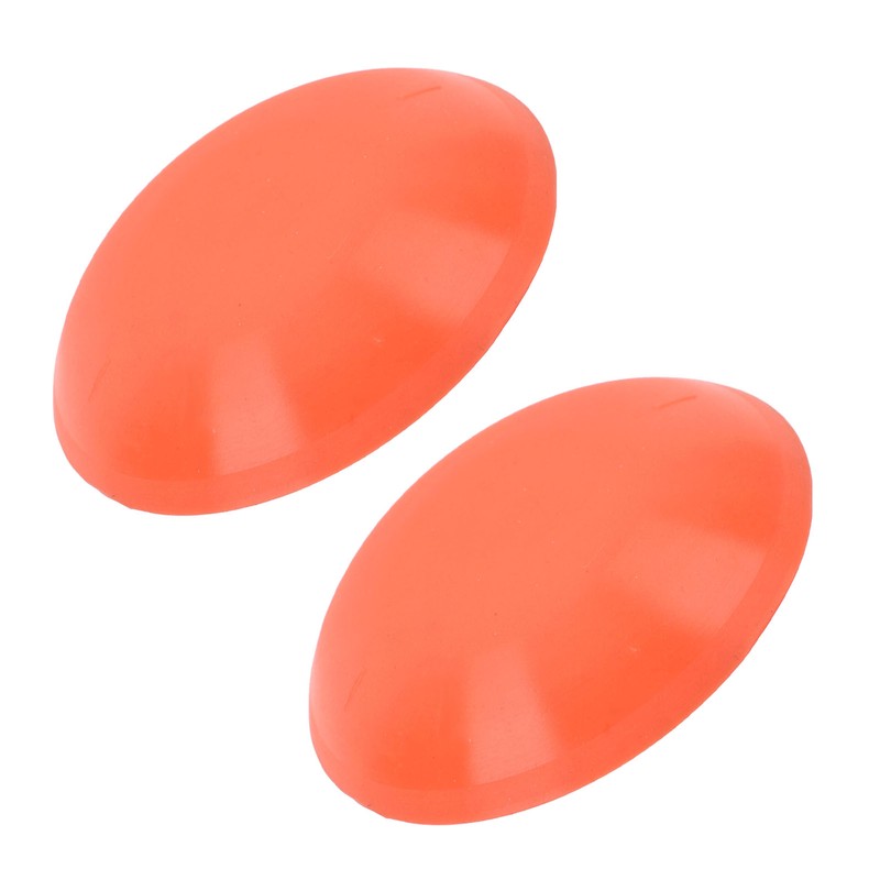 2Pcs Golf Force Pads Orange Rubber Reusable Skill Improvement Enhanced