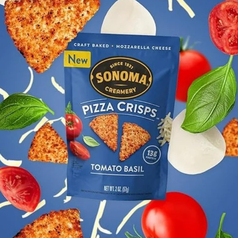 Sonoma Creamery, Crisp Tomato Basil Pizza, 2 Ounce