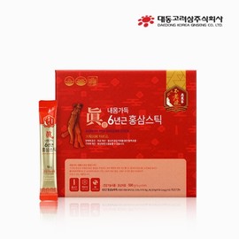 Bullogan [1+1] 2 boxes of 50 packs of 10g 6-year-old red ginseng sticks that fill my body as a gift / [1+1]내몸가득 진 6년근 홍삼스틱 10g 50포 2박스 선물용