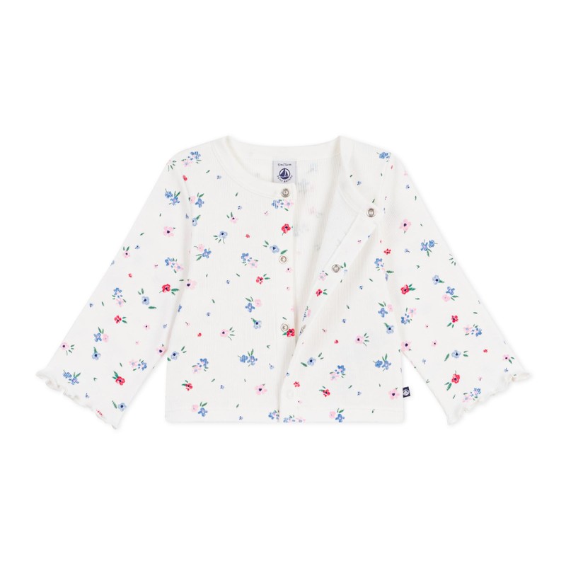 Petit Bateau A0fke Abbigliamento Giorno Bambina, Marshmallow/Multico, 18 Mesi