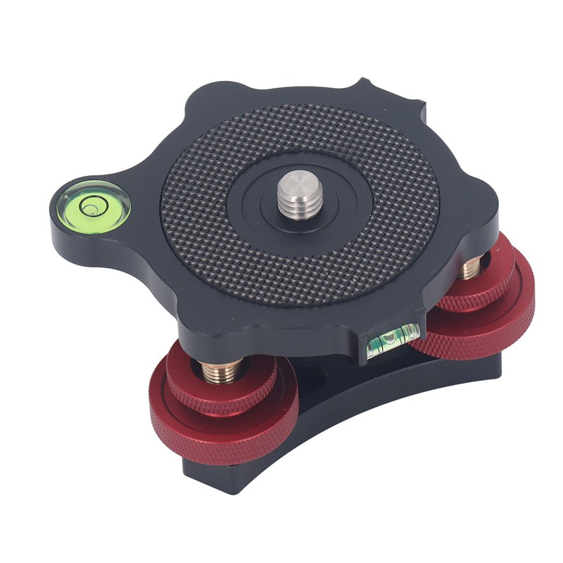 Tripod Head Leveling Base Camera Leveler Aluminum Alloy 3/8 Inch