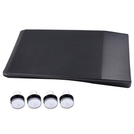 G-PLUS Exterior Pillar Moulding Trim Left Driver Side, Under Fuel Door Trim Cladding, Fit 2015 2016 2017 2018 2019 Ford Transit 150 250 350 (Gas Engine Only), BK3Z6129077AA, BK3Z6129077AB