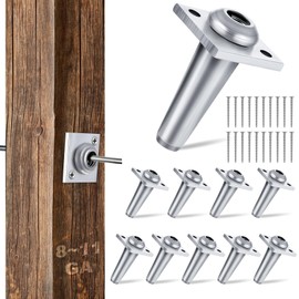 10 Pieces Anchor Wire Vise Anchor Vise with Screws Grape Trellis Anchor Vise for Tightening 8~11 Gauge Wire to Build Trellises, Vineyards, Fences and Arbors