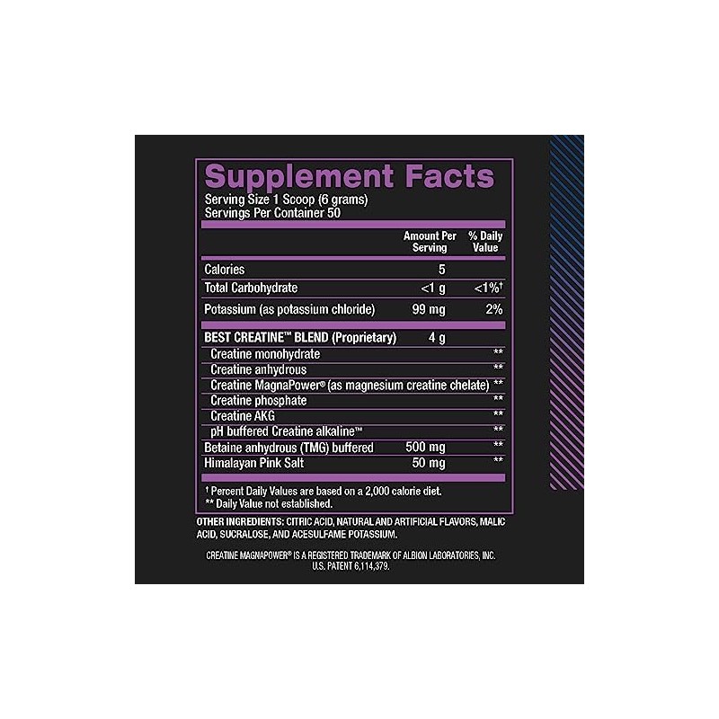 BPI Sports BEST Creatine 6 Formas Avanzadas de Creatina Betaína