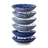 Selamica Porcelain 40oz Large Bowls 9 inch Big Pasta Salad
