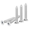 DTGN 100Pcs #12x1-1/2 Flat Head Wood Screws, 304 Stainless Steel
