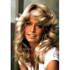 Unbranded FARRAH FAWCETT REFRIGERATOR FRIDGE GLOSSY MAGNET CHRISTMAS MAN CAVE GAG GIFT