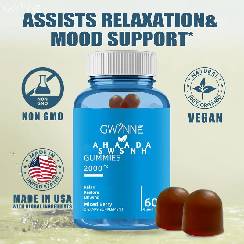 Gwynne Gominolas De Vitaminas Con Sabor A Bayas Mixtas,reduce El