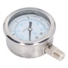 Pressure Gauge Stainless Steel Vibration Resistant Oil Manometer 1/4in NPT