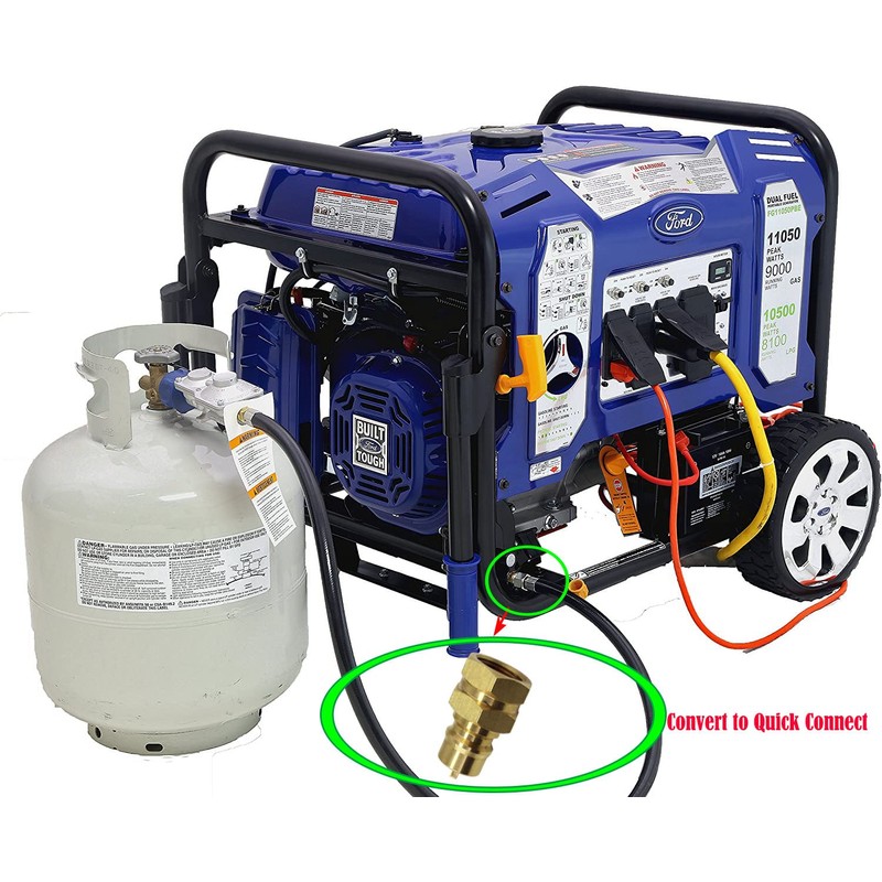 𝐌𝐄𝐍𝐒𝐈 𝟑/𝟒" Female and Male Solid Brass Dual Fuel Generator