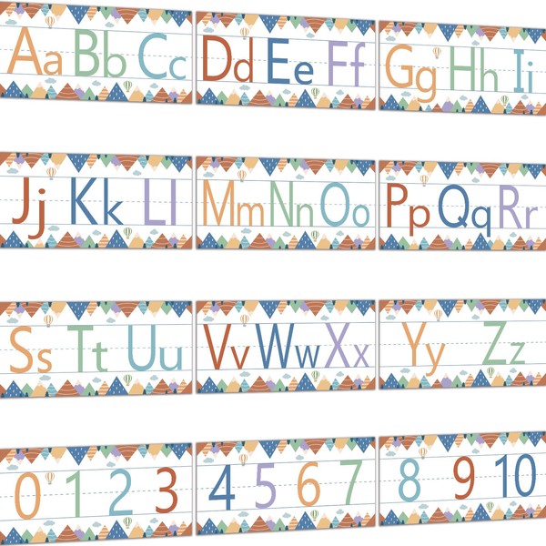 Moving Mountains Alphabet Number Bulletin Board Set Mountains ABC Letters
