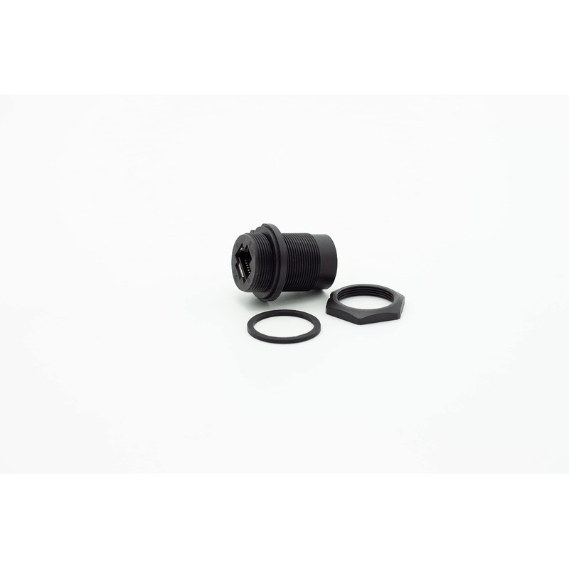 5 conectores RJ45 hembra a hembra para montaje en panel,