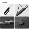 Afkengung Inverted Automatic Umbrella with Carabiner Handle well built Large