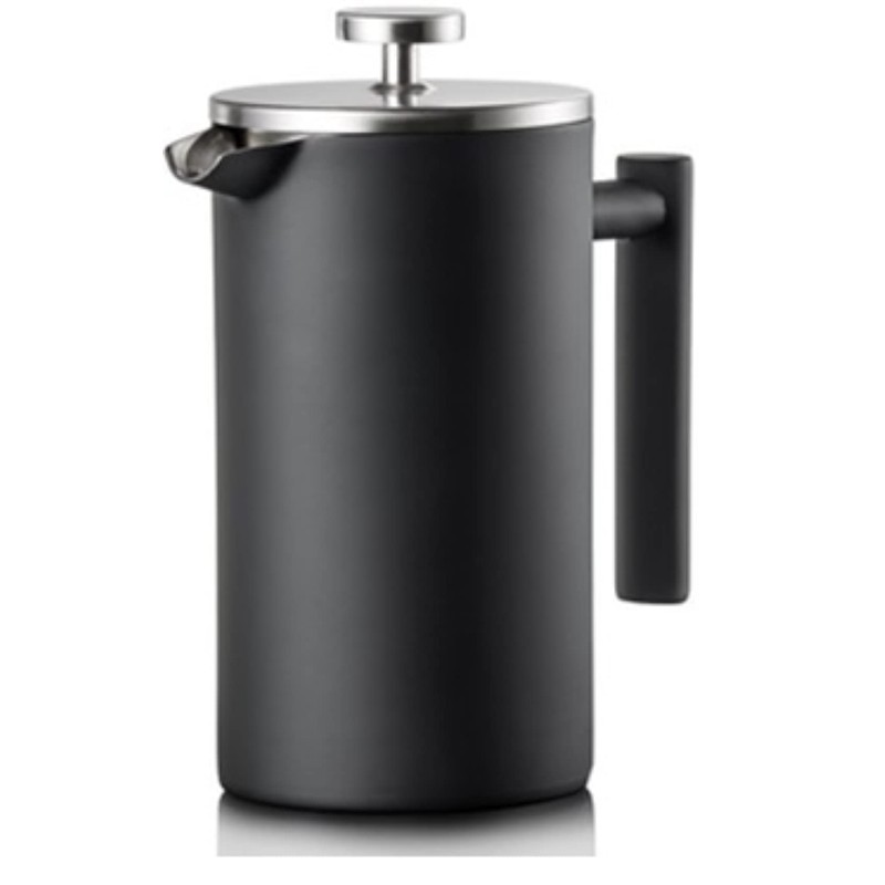 Coffee Culture Double Wall Stainless French Press/Plunger, 800 ml Capacity,