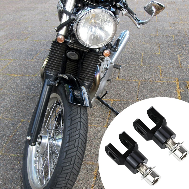 Motorcycle Foot Pegs Mount Supports Compatible with Harley Softail FX