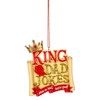 Ganz King of Dad Jokes Christmas Ornament