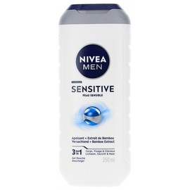 Nivea Men Sensitive 3in1 Shower Gel for Body, Face and Hair 250 ml