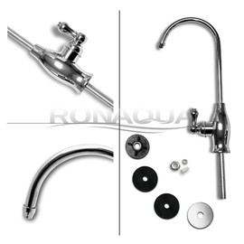 Goose-Neck High Spout Cold Water Kitchen Drinking Faucet Dispenser Polished Chrome Well-Matched with GA1, KS3198A, 1WEBN1, NZ-6501