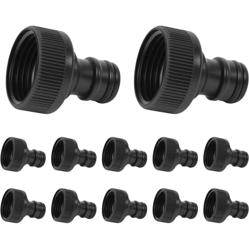 THEMURERY 12PCS 34 GHT 가든 호스 여성 커넥터 남성 턱받이용